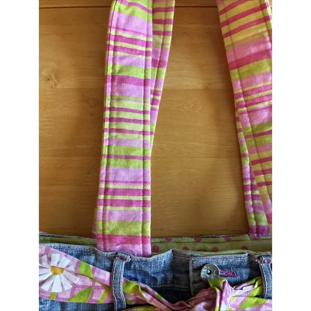 Handmade Jean Purse Unique Boho Hippie Y2K